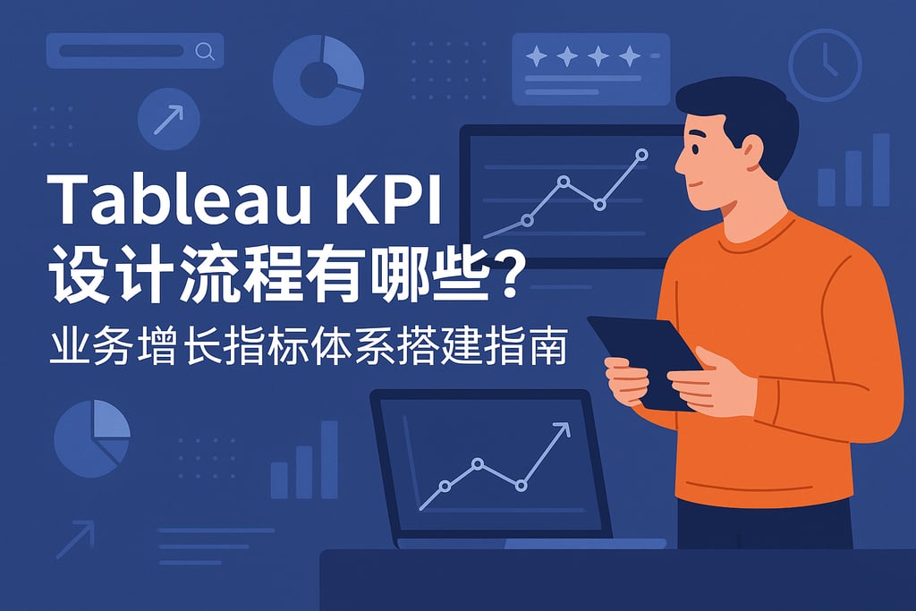 Tableau KPI设计流程有哪些？业务增长指标体系搭建指南